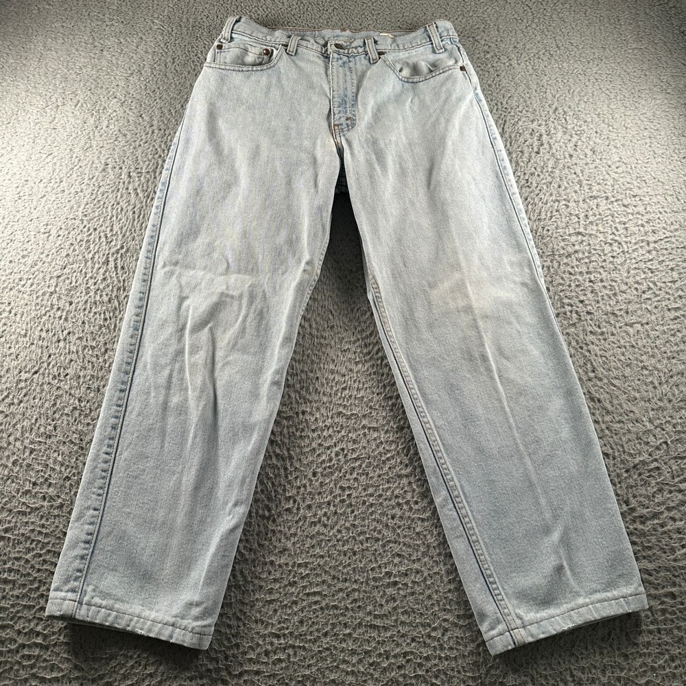Vtg Levis 540 Jeans Mens 32x32(30x28 Fits)Relaxed Light Wash Straight Leg‎ 90's